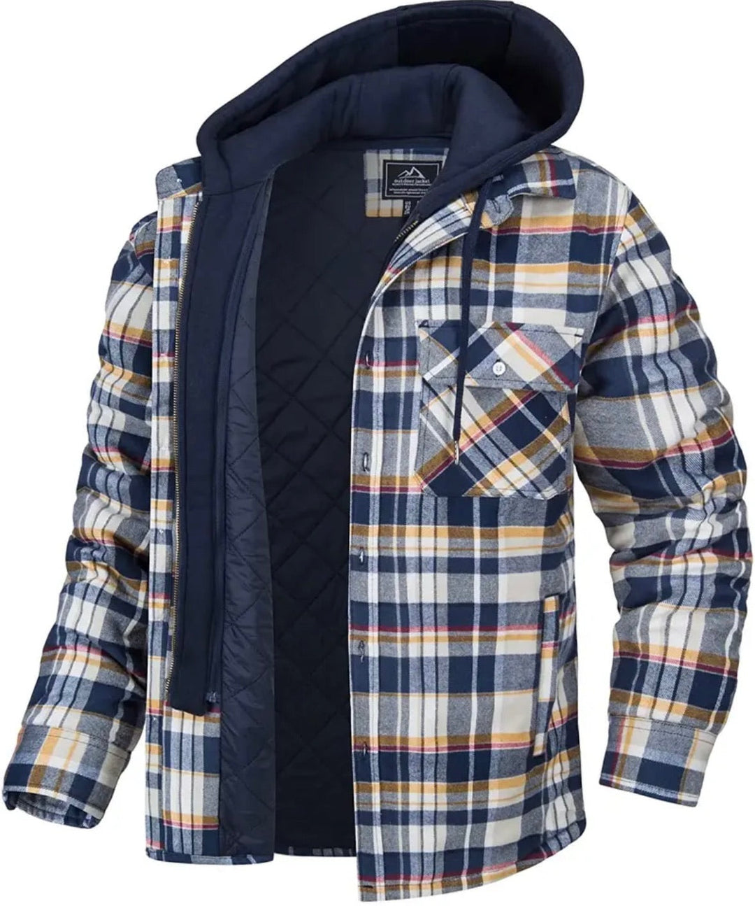 Stylish Checkered Coat for Men