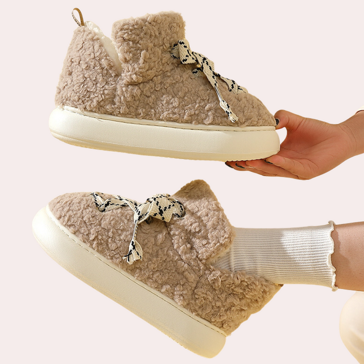 Cozy Luxe Plush Winter Footwear for Women