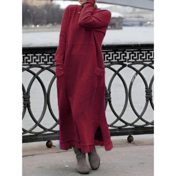 Luxurious Cozy Maxi Dress for Unparalleled Comfort and Style