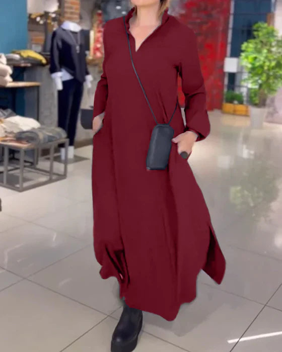 Elegant Long Cotton Dress for Ultimate Comfort