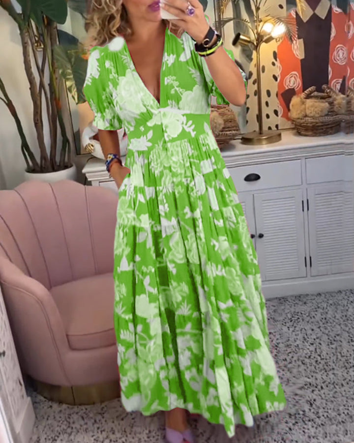 Enchanting Floral Charm Dress