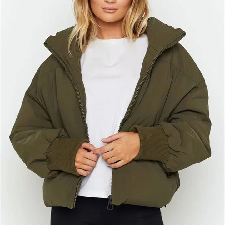 Cozy Puff Crop Jacket for Effortless Style