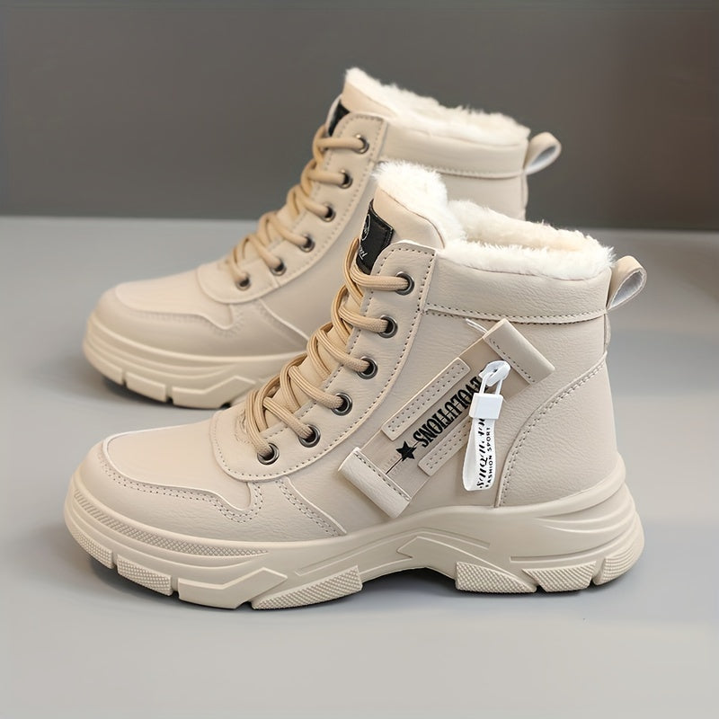 Cozy fleece-lined boots for ultimate comfort