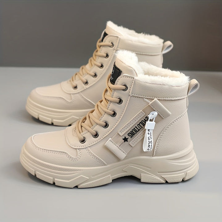 Cozy fleece-lined boots for ultimate comfort