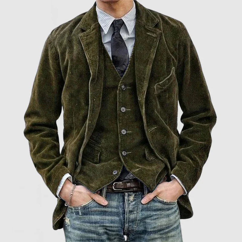 Elevate Your Style with the Corduroy Suit Jacket
