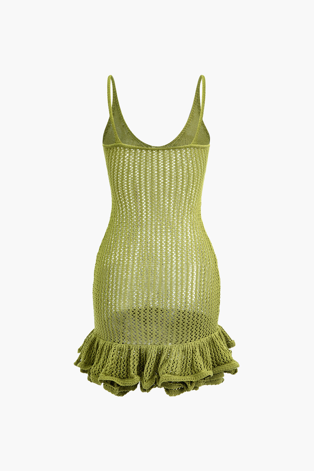 Chic Open Knit Mini Dress