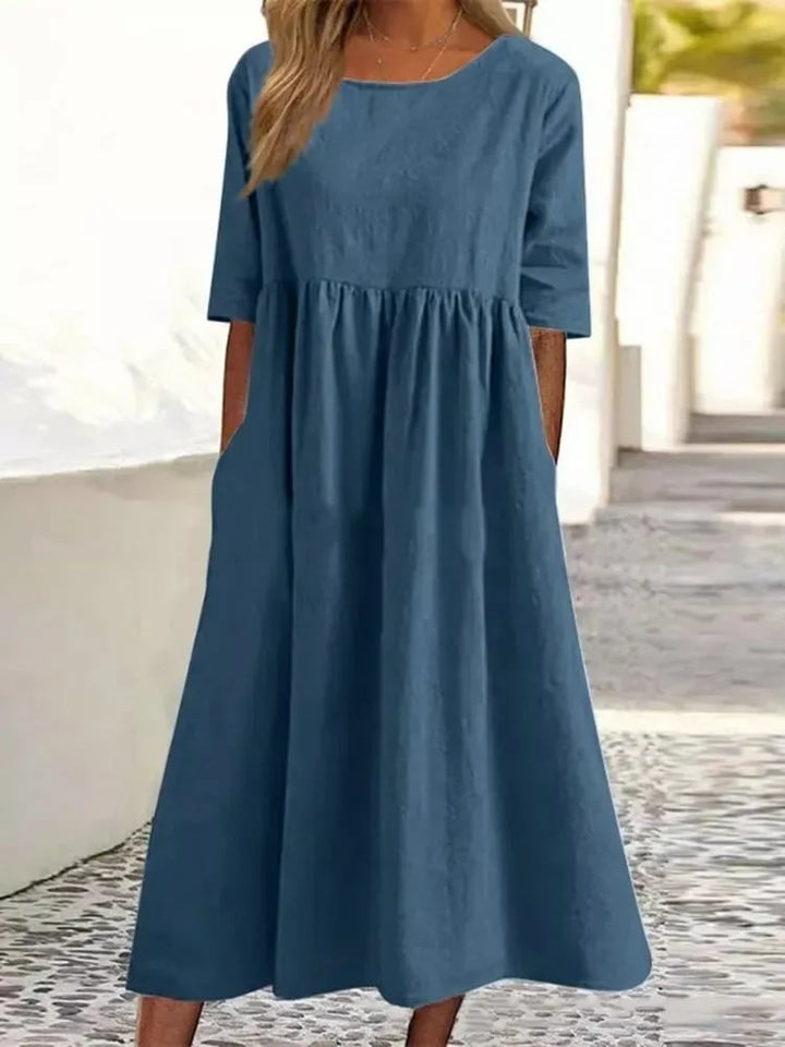 Elegant Cotton Dress for Effortless Style