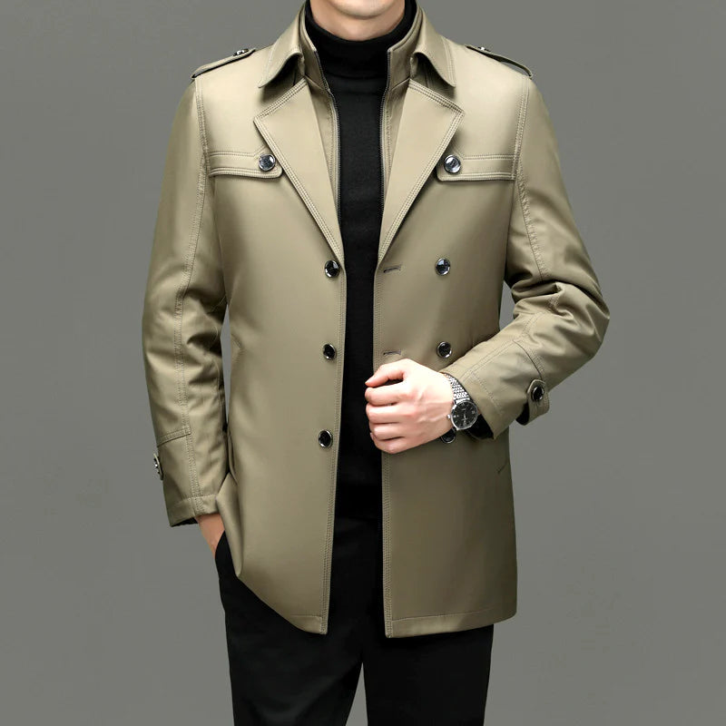 Stylish Men's Trench Coat