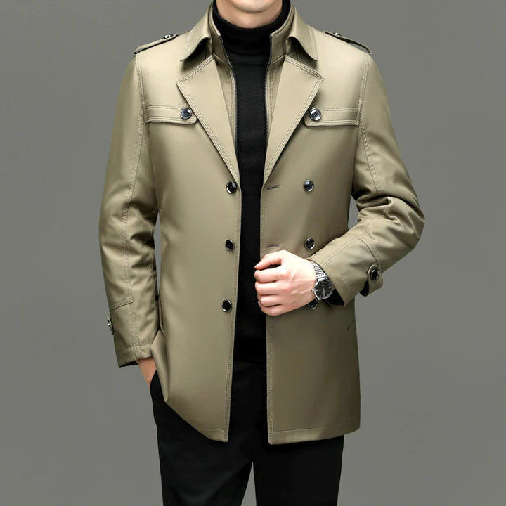 Stylish Men's Trench Coat