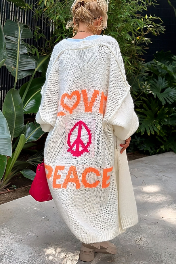 Cozy Long Knitted Cardigan for Effortless Style