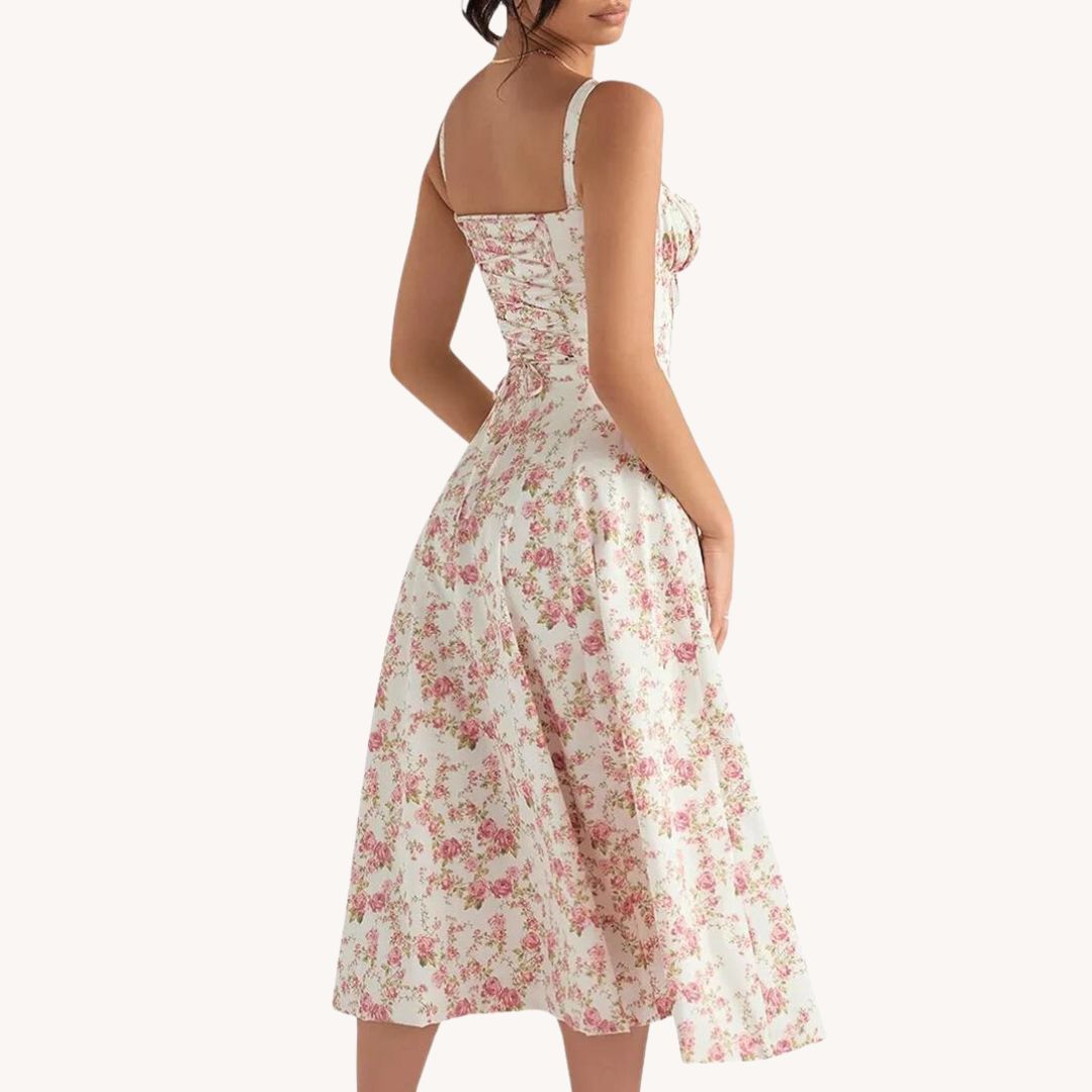 Gorgeous Floral Bustier Dress for a Stunning Look