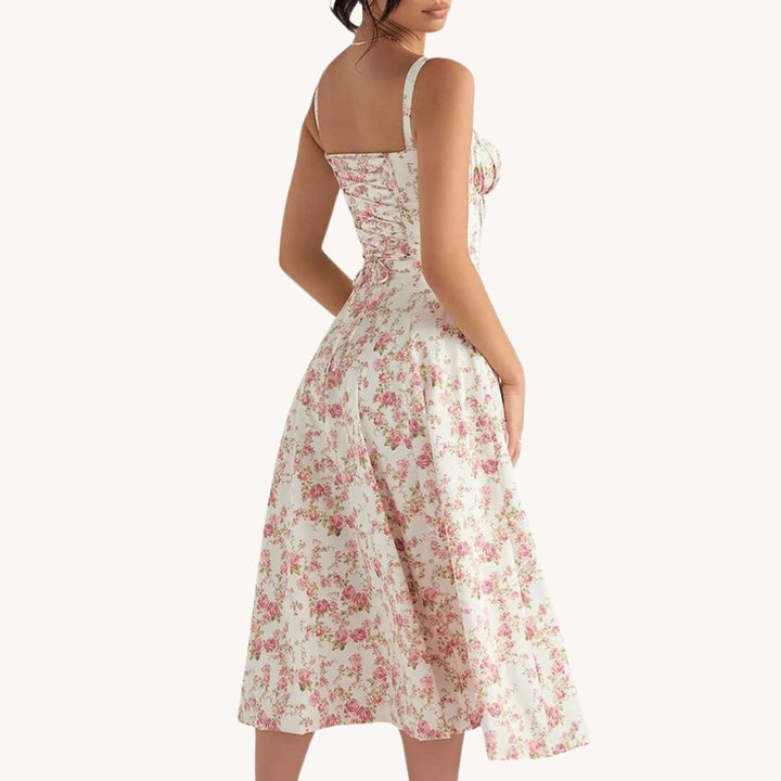 Gorgeous Floral Bustier Dress for a Stunning Look