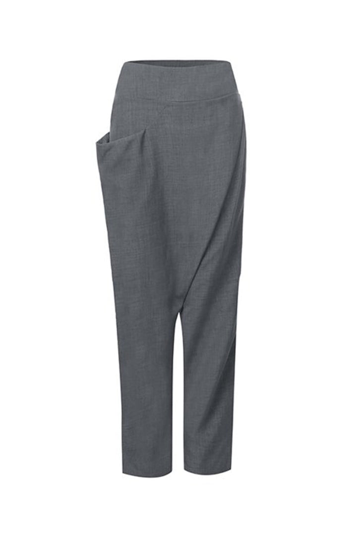 Cozy High-Waist Wrap Pants for Ultimate Comfort