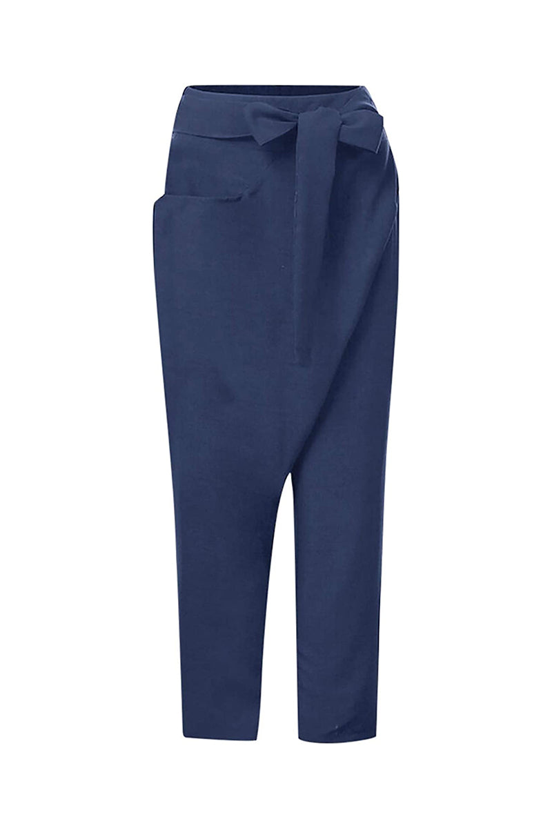 Cozy High-Waist Wrap Pants for Ultimate Comfort