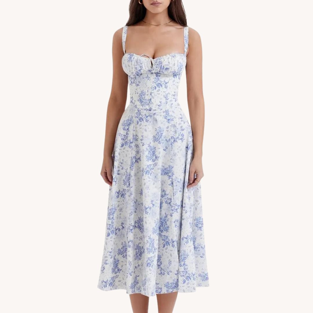 Gorgeous Floral Bustier Dress for a Stunning Look