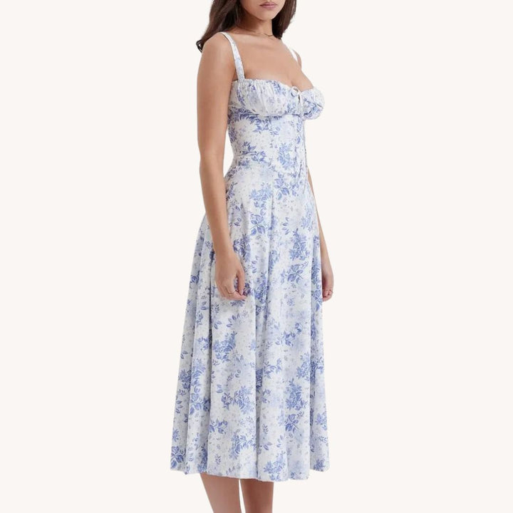 Gorgeous Floral Bustier Dress for a Stunning Look