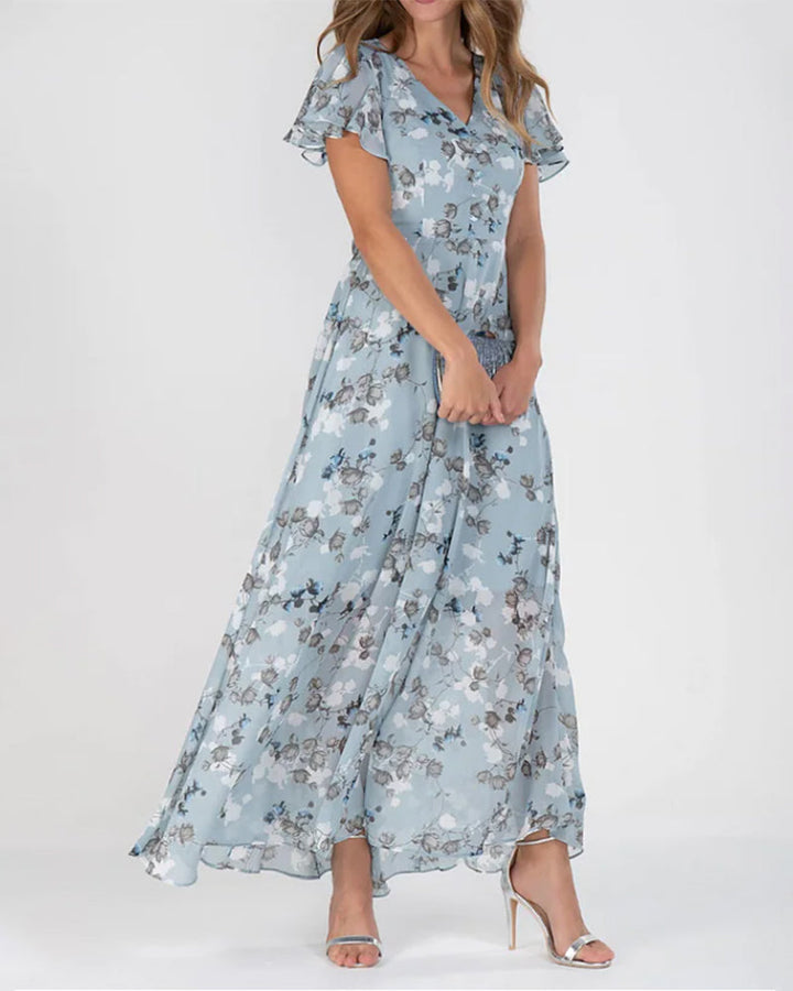 Elegant Floral Delight Dress