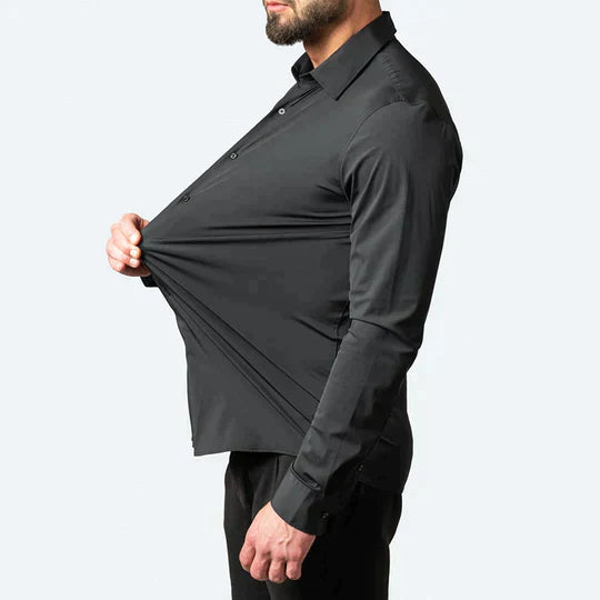 Wrinkle-Resistant Long Sleeve Shirt for Effortless Style