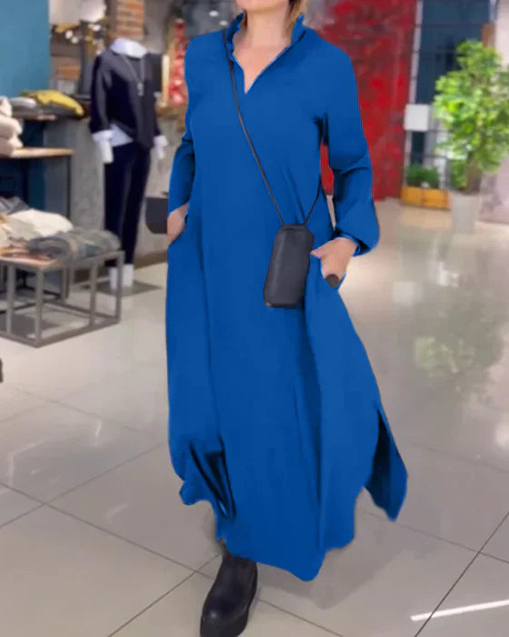 Elegant Long Cotton Dress for Ultimate Comfort