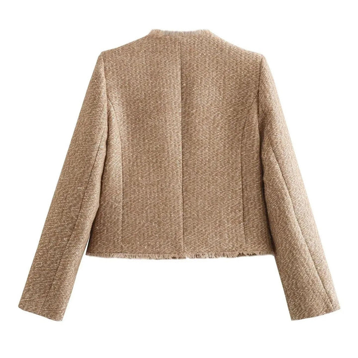 Chic Modern Tweed Blazer