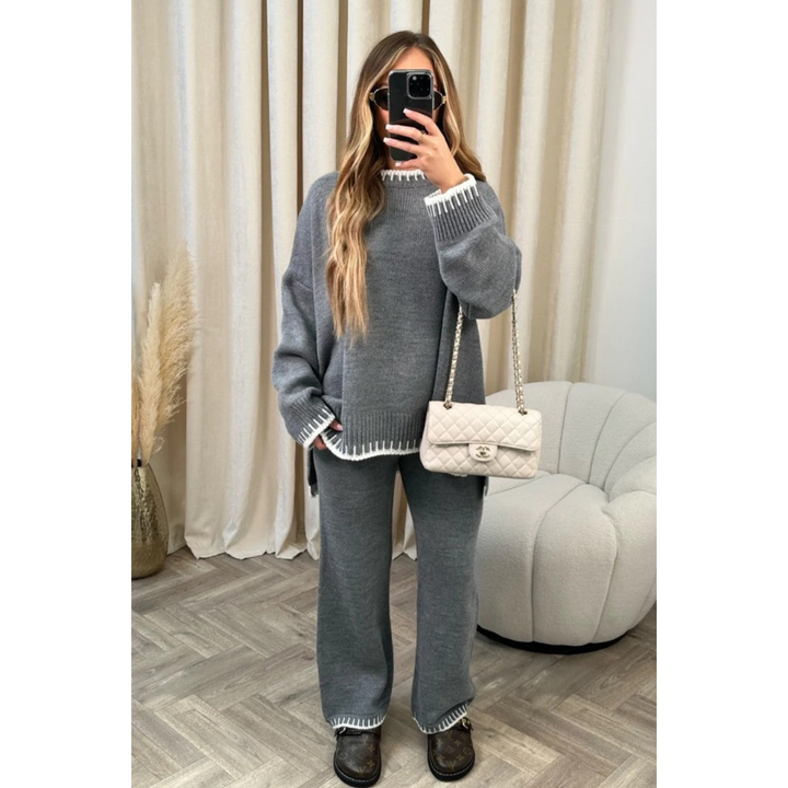 Stylish Two-Piece Knit Ensemble