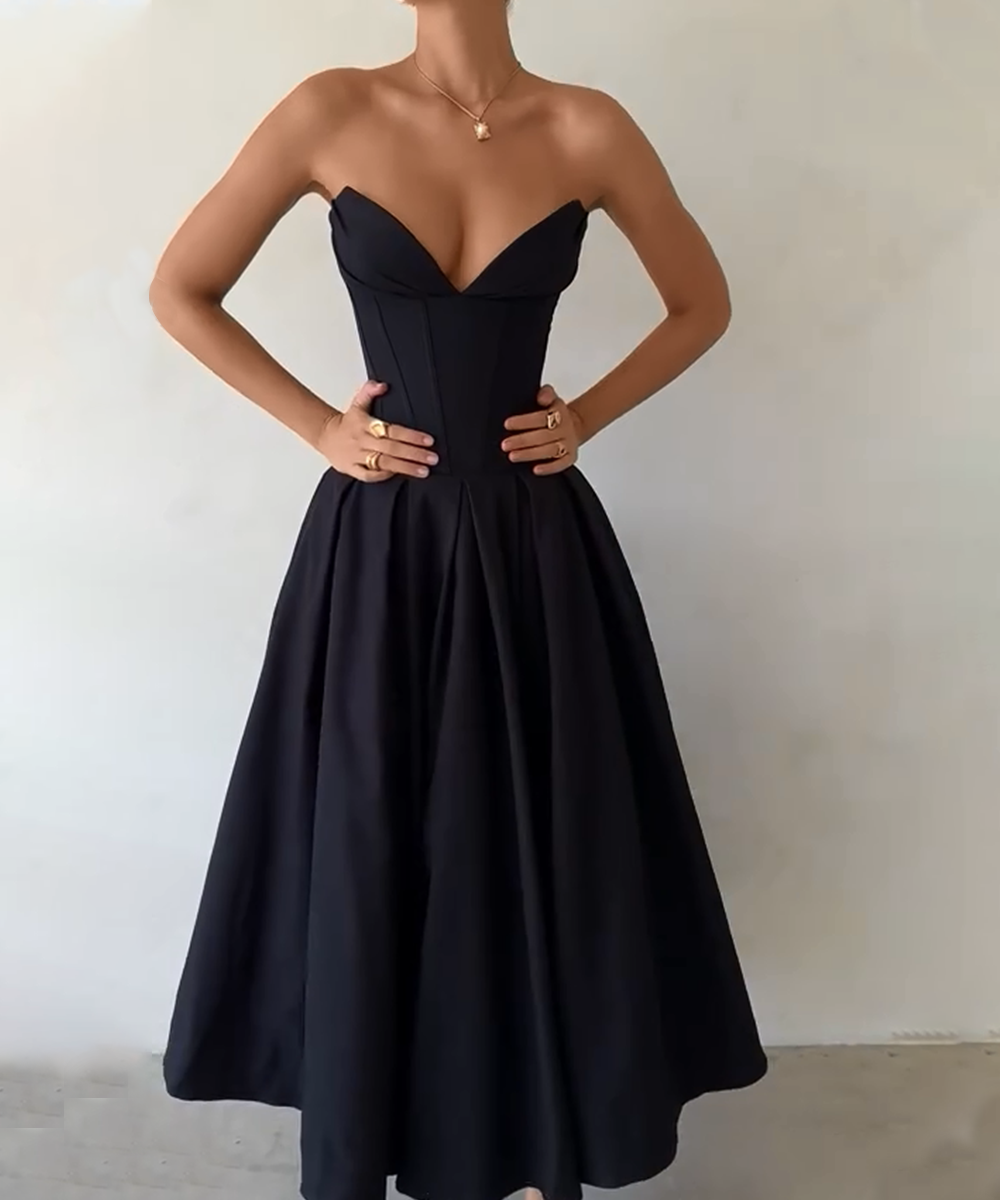 Elegant Black Evening Gown