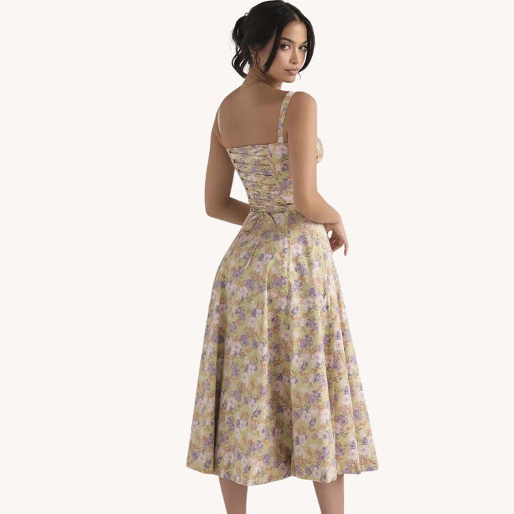 Gorgeous Floral Bustier Dress for a Stunning Look