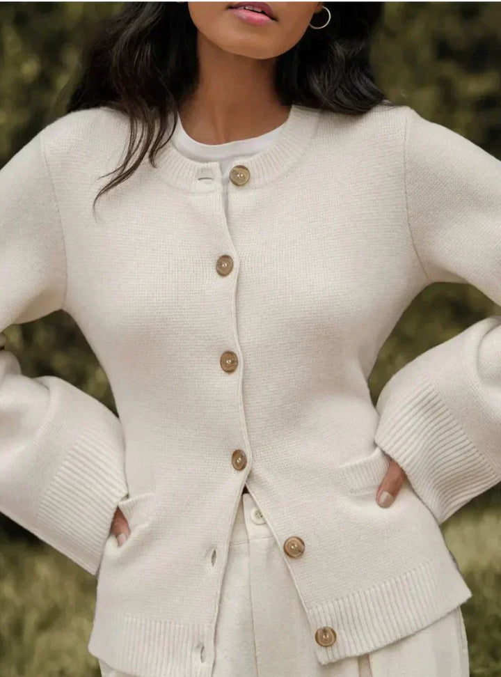 Chic Wide-Sleeve Cardigan for Effortless Style