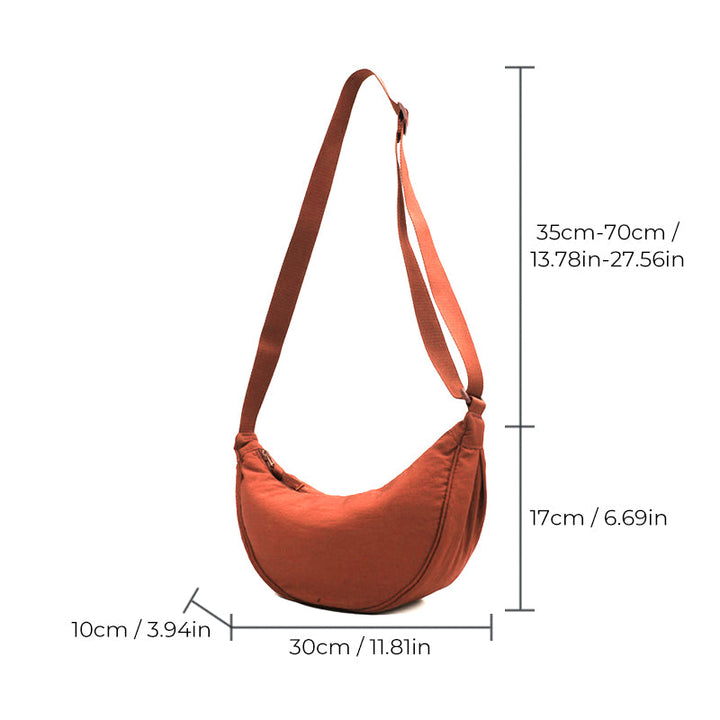 Chic Half Moon Crossbody Bag