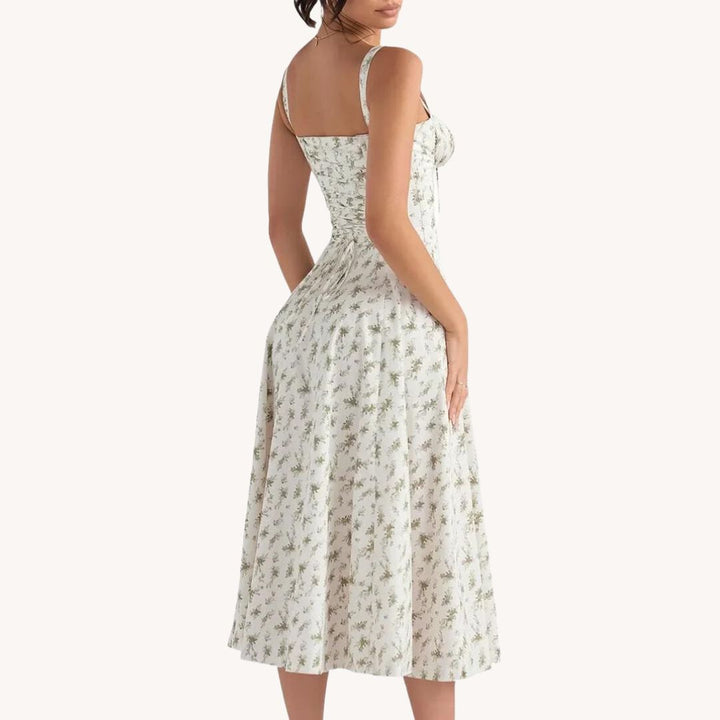 Gorgeous Floral Bustier Dress for a Stunning Look