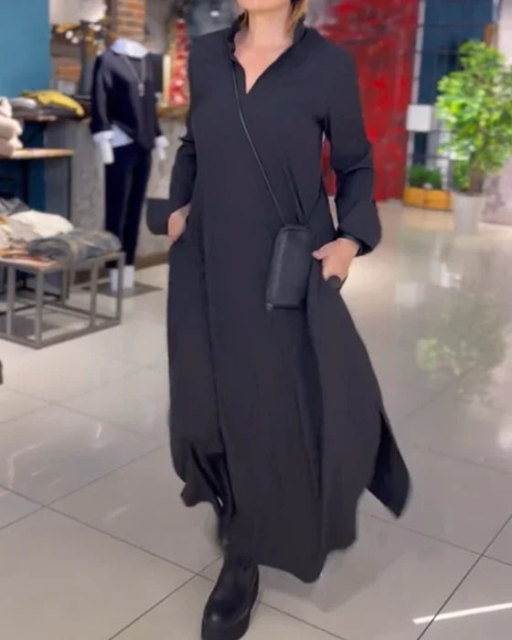 Elegant Long Cotton Dress for Ultimate Comfort