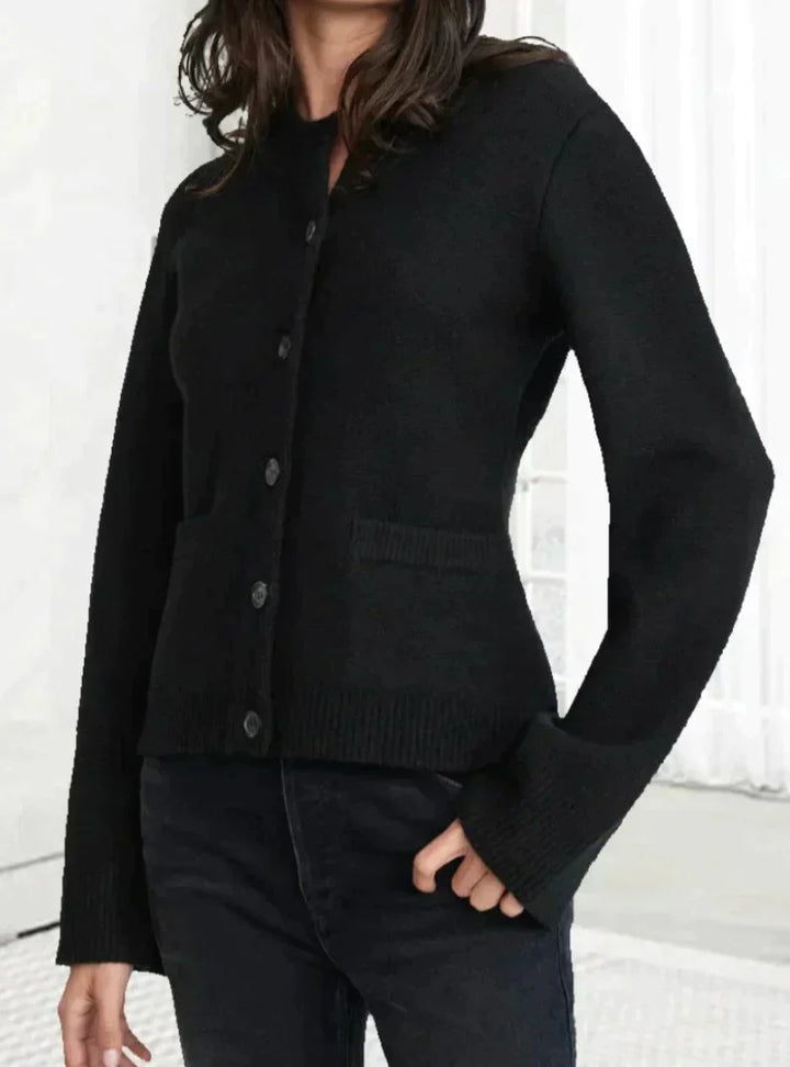 Chic Wide-Sleeve Cardigan for Effortless Style