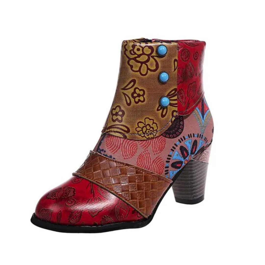 Chic vintage-inspired waterproof boots