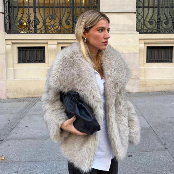 Eco-Friendly Fur Coat for Women