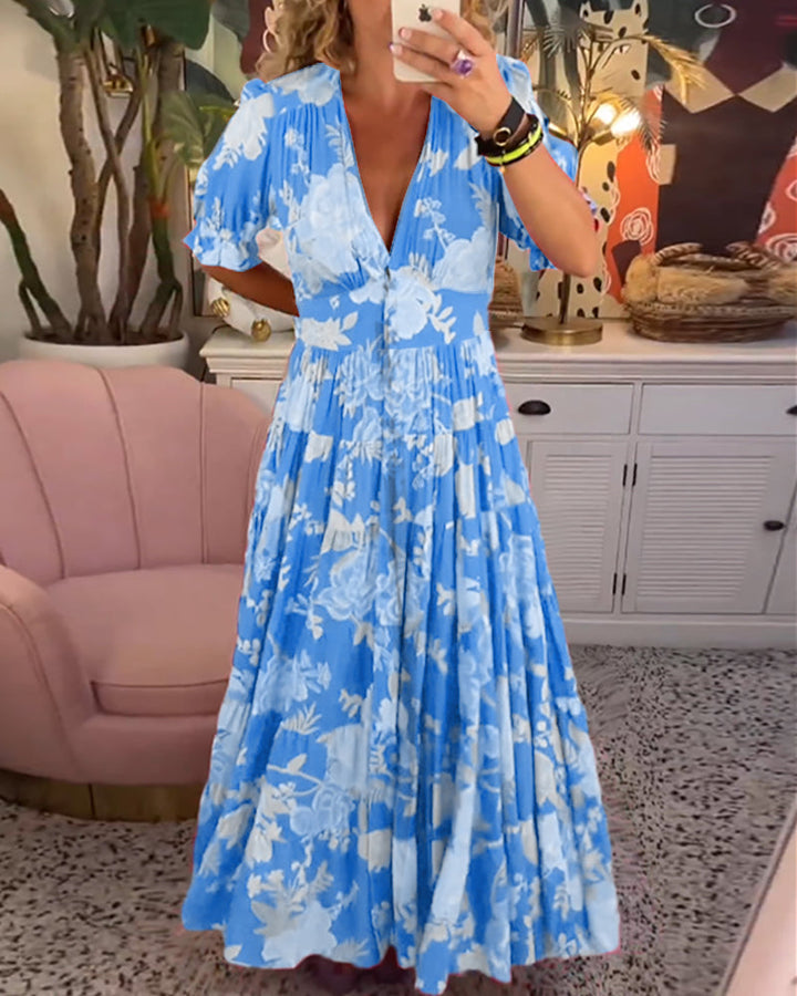 Enchanting Floral Charm Dress
