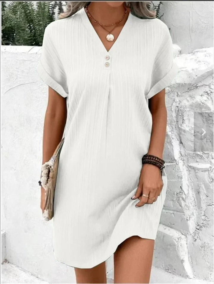 Chic V-Neck Dress