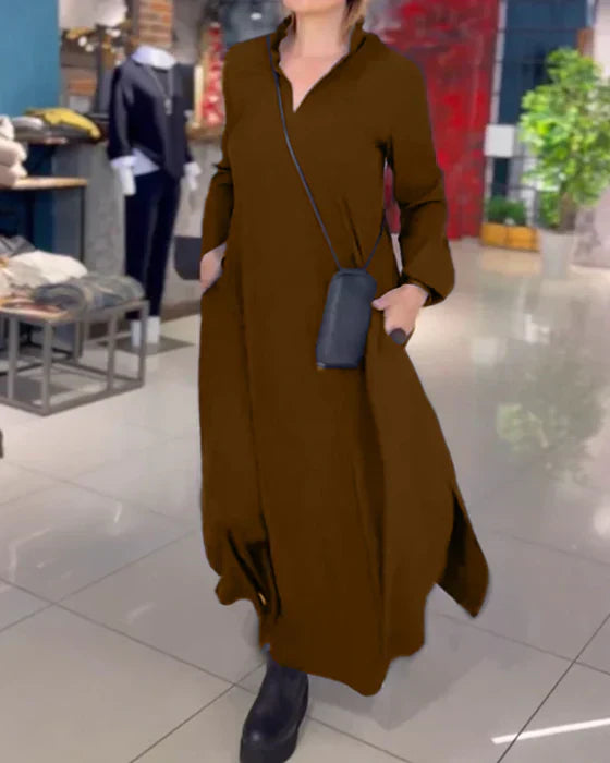 Elegant Long Cotton Dress for Ultimate Comfort
