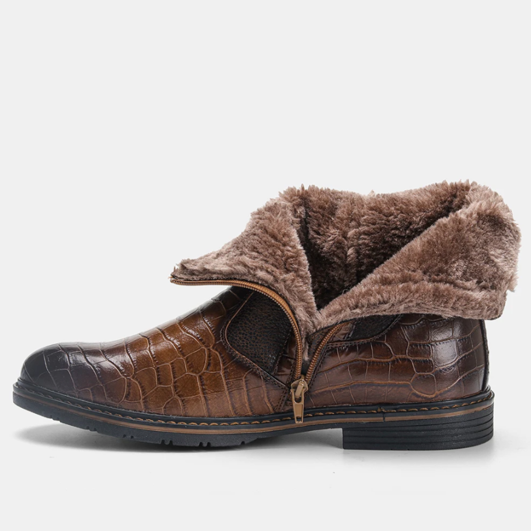 Cozy Leather Boots for All-Day Comfort