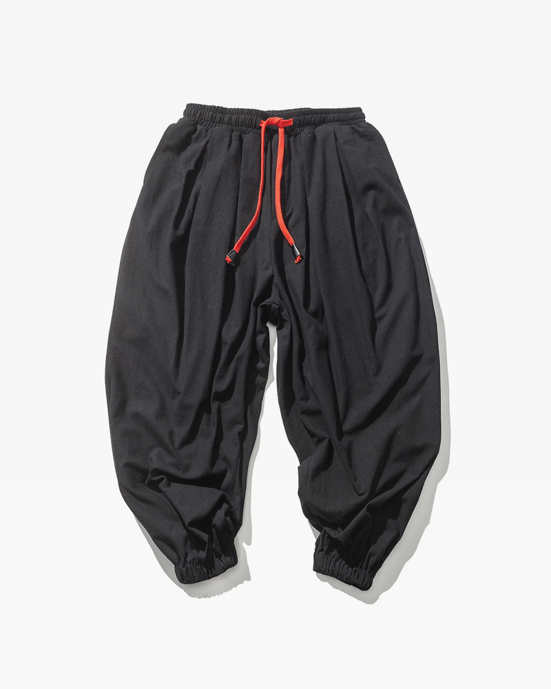 Stylish Relaxed Fit Cropped Trousers