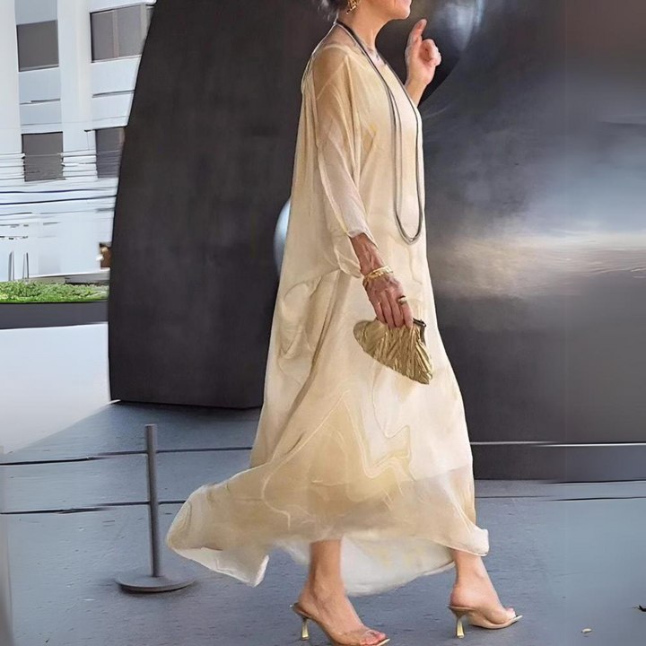 Exquisite Silk Chiffon Dress for Timeless Elegance