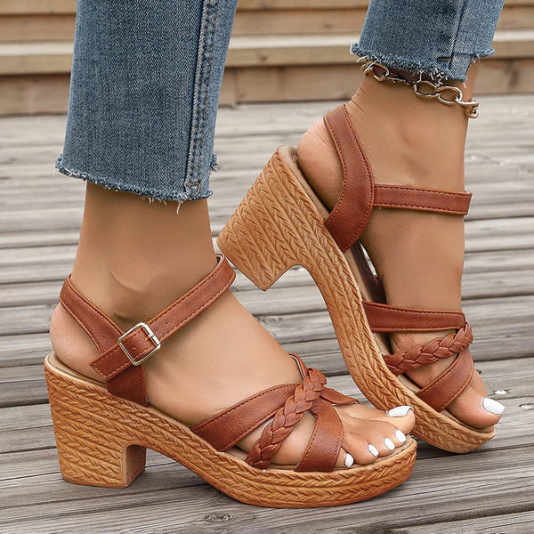 Trendy Woven Sandals by
