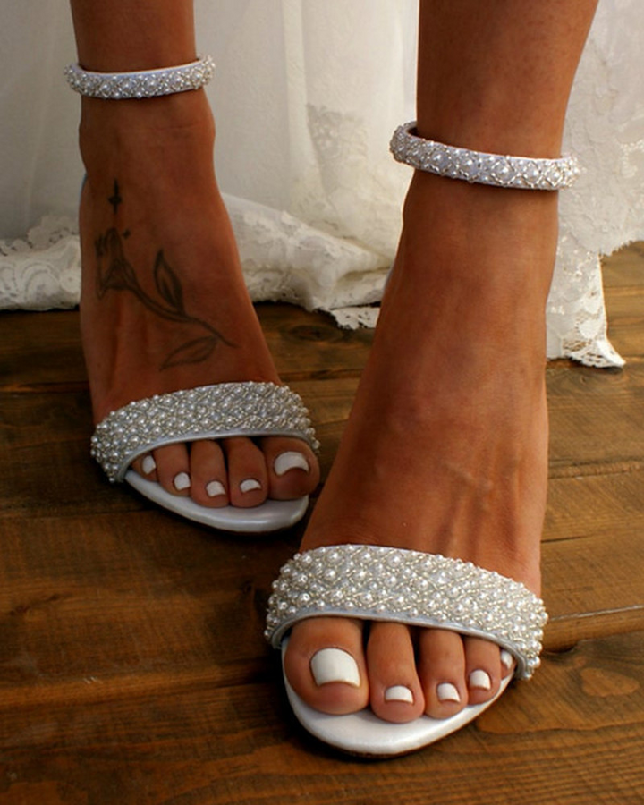 Exquisite Luxury Wedding Sandals for Your Perfect Day