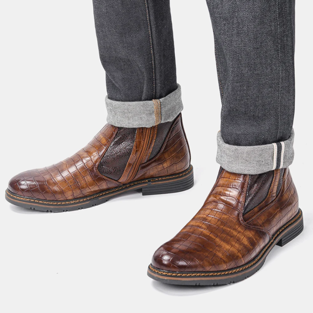Cozy Leather Boots for All-Day Comfort