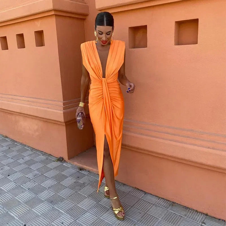 Chic Satin Evening Gown for Unforgettable Parties