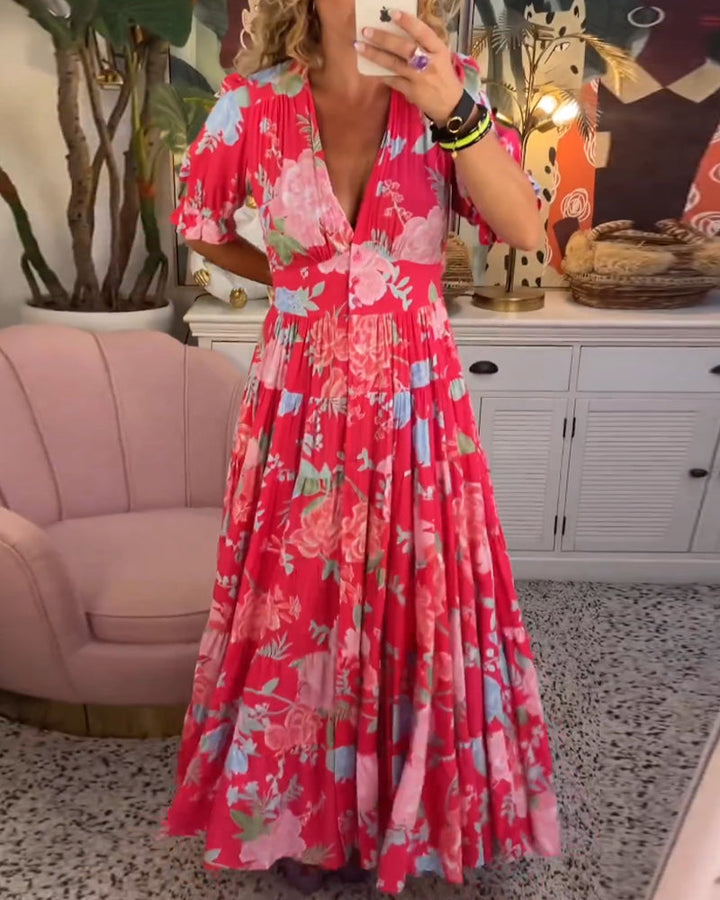 Enchanting Floral Charm Dress