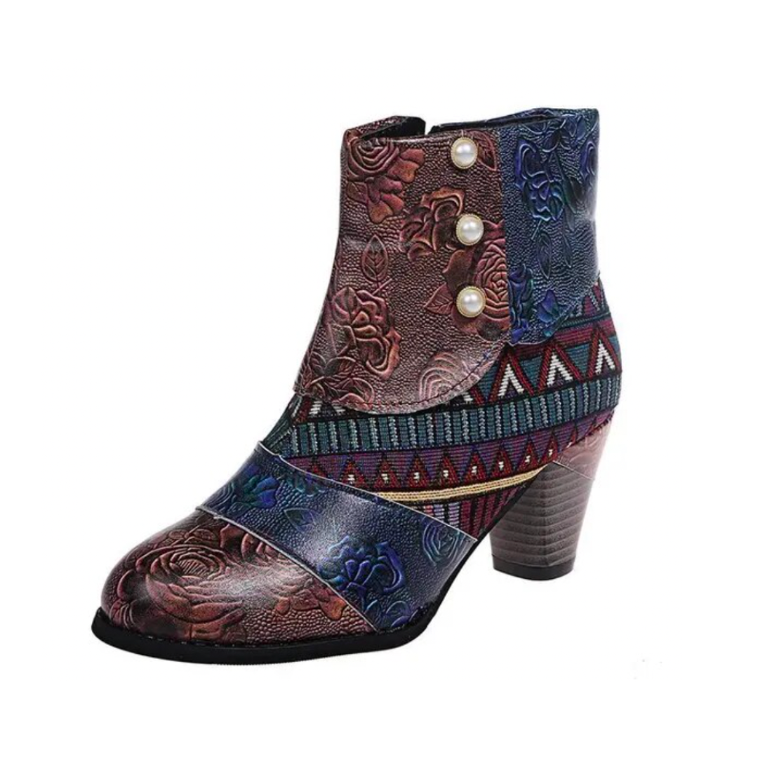 Chic vintage-inspired waterproof boots
