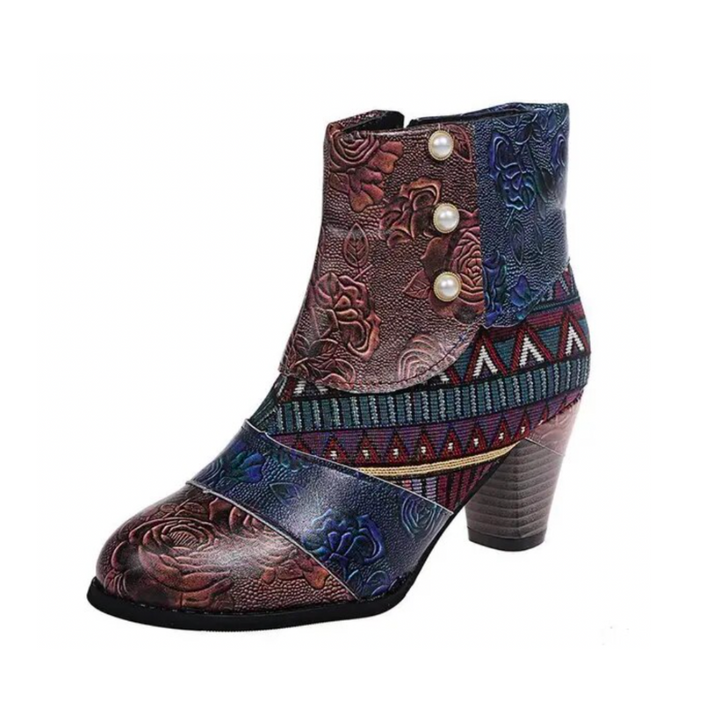 Chic vintage-inspired waterproof boots