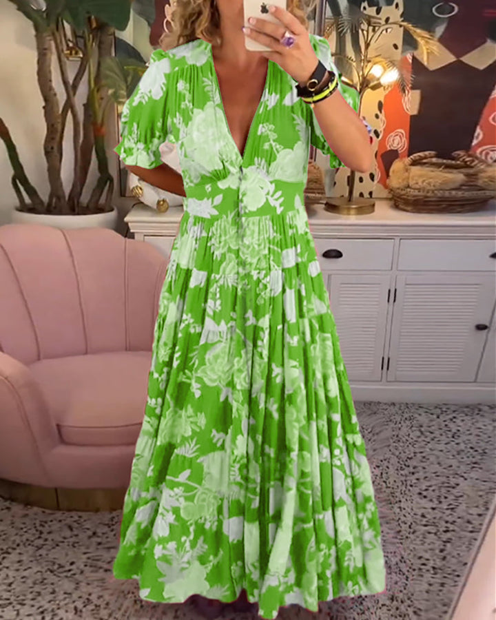 Enchanting Floral Charm Dress
