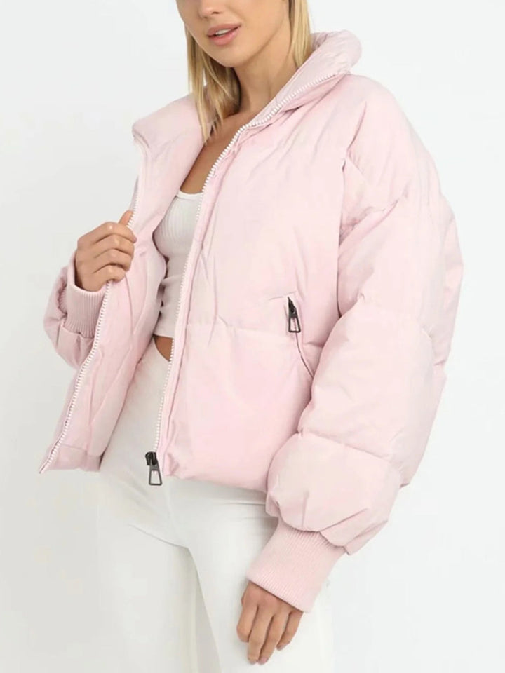 Cozy Puff Crop Jacket for Effortless Style