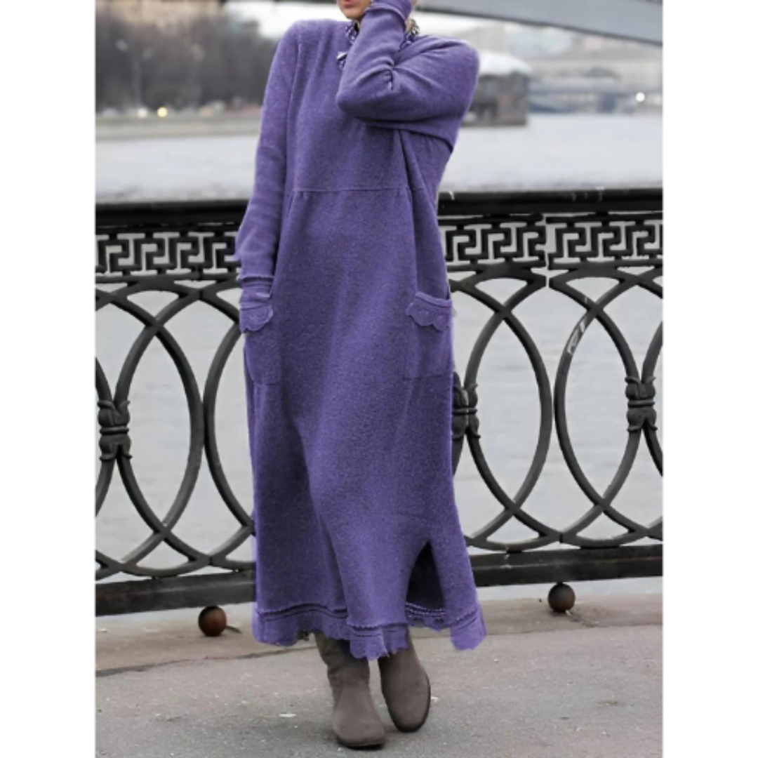 Luxurious Cozy Maxi Dress for Unparalleled Comfort and Style